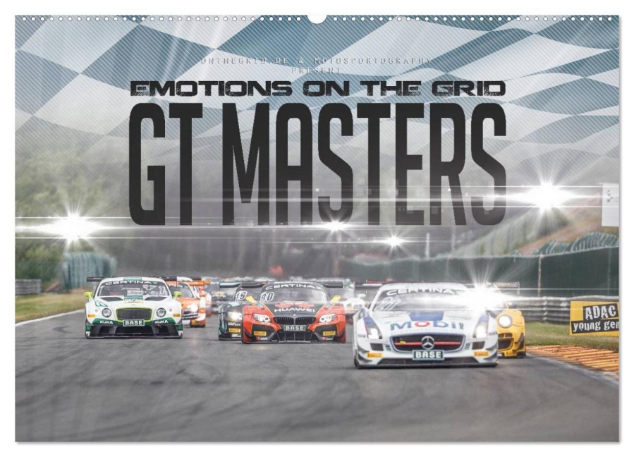 EMOTIONS ON THE GRID - GT Masters (Wandkalender 2026 DIN A2 quer), CALVENDO Monatskalender - Christian Schick