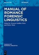 Cover-Bild zum Titel 'Manual of Romance Forensic Linguistics' von ''