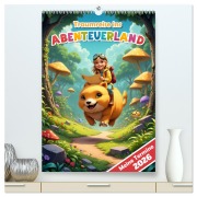 Traumreise ins Abenteuerland - Planer für Kinder (hochwertiger Premium Wandkalender 2026 DIN A2 hoch), Kunstdruck in Hochglanz - Sebastian Lüdke