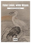 Cover-Bild zum Titel 'Feine Linien, wilde Wesen (Tischkalender 2026 DIN A5 hoch), CALVENDO Monatskalender' von 'Peter Balan'