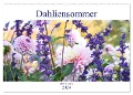Dahliensommer (Wandkalender 2024 DIN A2 quer), CALVENDO Monatskalender - Gisela Kruse