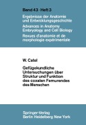 Cover-Bild zum Titel 'Gefügekundliche Untersuchungen über Struktur und Funktion des coxalen Femurendes des Menschen' von 'W. Catel'