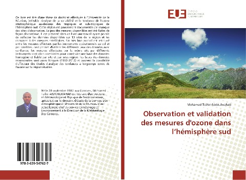 Observation et validation des mesures d'ozone dans l'hémisphère sud - Mohamed Toihir Abdoulwahab