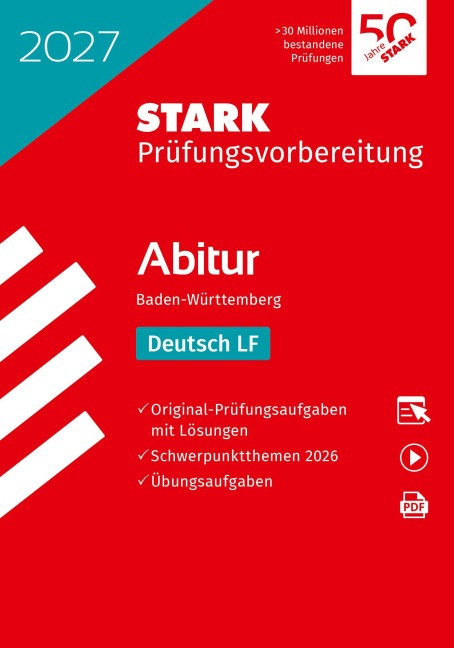 STARK Deutsch LF - Abitur 2027 BW - Prüfungsvorbereitung - 