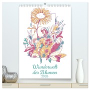 Cover-Bild zum Titel 'Wunderwelt der Blumen (hochwertiger Premium Wandkalender 2026 DIN A2 hoch), Kunstdruck in Hochglanz' von 'Luca Schmidt'
