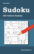 Cover-Bild zum Titel 'Sudoku 200 Gebiets-Sudoku' von 'Pia Pussel'