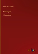 Cover-Bild zum Titel 'Philologus' von 'Ernst Von Leutsch'