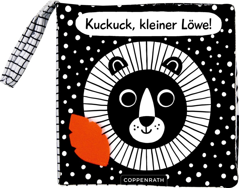 Babys kuschelweiches Kontrastbuch (Stoffbuch): Löwe - 