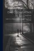 Cover-Bild zum Titel 'Das Gedächtnis' von 'Franz Fauth'