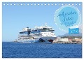 Auf großer Fahrt - Kreuzfahrtschiffe in der Karibik (Tischkalender 2024 DIN A5 quer), CALVENDO Monatskalender - Christine Aka Stine1