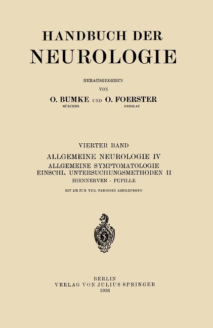 Hirnnerven Pupille - A. Bielschowsky, P. A. Jaensch, W. Klestadt, F. Kramer, O. Marchesani