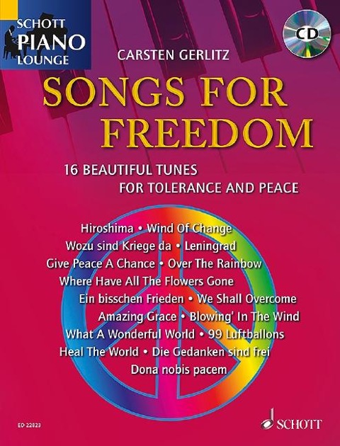 Songs For Freedom. Klavier. Ausgabe mit CD - 