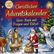 Cover-Bild zum Titel 'Christlicher Adventskalender: Quiz-Buch mit Fragen und Rätsel' von 'Schlauvento Interactive'