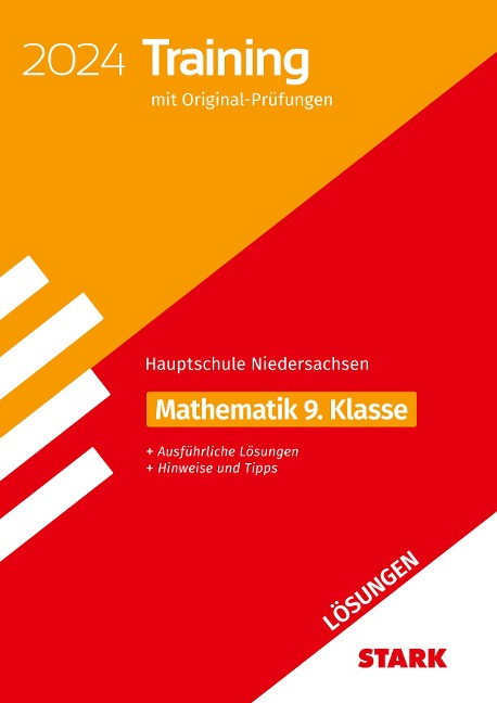 STARK Lösungen zu Original-Prüfungen und Training Hauptschule 2024 - Mathematik 9. Klasse - Niedersachsen - 