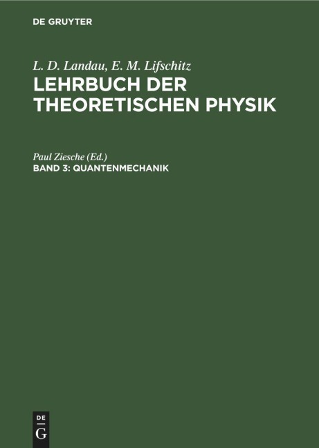Quantenmechanik - 