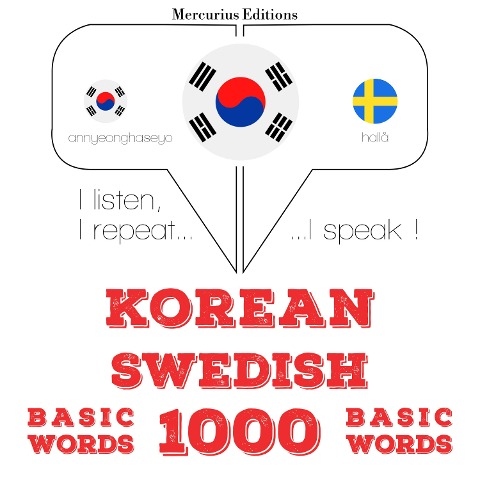 1000 essential words in Swedish - Jm Gardner