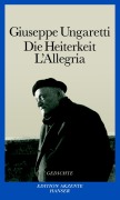Cover-Bild zum Titel 'Die Heiterkeit - L'Allegria' von 'Giuseppe Ungaretti'