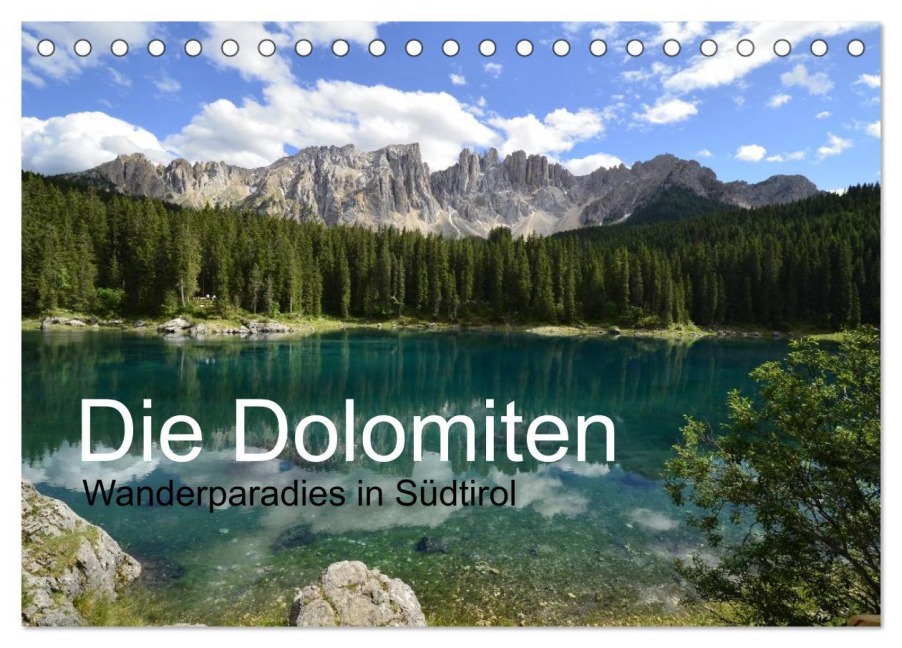 Die Dolomiten - Wanderparadies in Südtirol (Tischkalender 2026 DIN A5 quer), CALVENDO Monatskalender - Joachim Barig