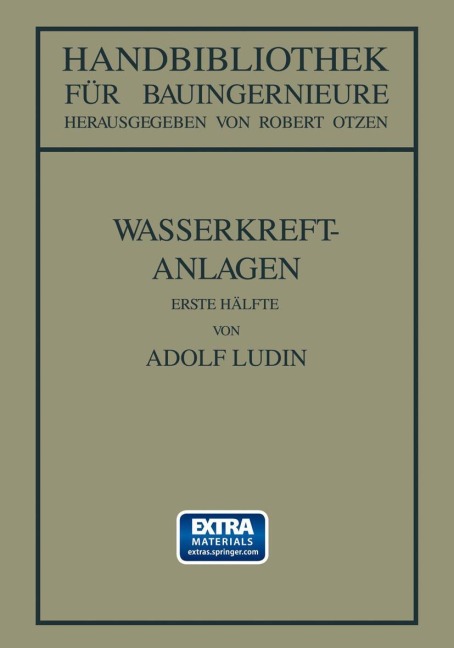Wasserkraftanlagen - Robert Otzen, Adolf Lüdin