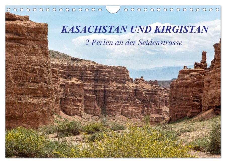 Kasachstan und Kirgistan (Wandkalender 2026 DIN A4 quer), CALVENDO Monatskalender - Michele Junio