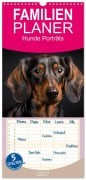 Cover-Bild zum Titel 'Familienplaner 2027 - Hunde Porträts mit 5 Spalten (Wandkalender, 21 x 45 cm) CALVENDO' von 'Dirk Meutzner'