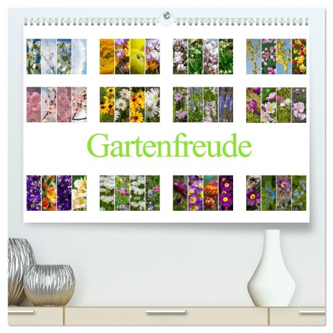 Gartenfreude (hochwertiger Premium Wandkalender 2024 DIN A2 quer), Kunstdruck in Hochglanz - Steffen Gierok
