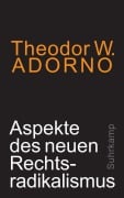Cover-Bild zum Titel 'Aspekte des neuen Rechtsradikalismus' von 'Theodor W. Adorno'