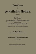 Cover-Bild zum Titel 'Praktikum der gerichtlichen Medizin' von 'Hugo Marx'