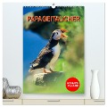 Papageitaucher Monatsplaner (hochwertiger Premium Wandkalender 2024 DIN A2 hoch), Kunstdruck in Hochglanz - Carola Vahldiek