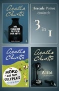 Cover-Bild zum Titel 'Hercule Poirot ermittelt in: Das fehlende Glied in der Kette - Mord auf dem Golfplatz - Alibi' von 'Agatha Christie'