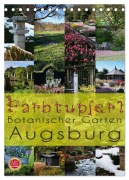 Cover-Bild zum Titel 'Farbtupferl - Botanischer Garten Augsburg (Tischkalender 2026 DIN A5 hoch), CALVENDO Monatskalender' von 'Martina Cross'