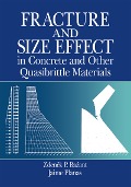 Cover-Bild zum Titel 'Fracture and Size Effect in Concrete and Other Quasibrittle Materials' von 'Zdenek P. Bazant, Jaime Planas'