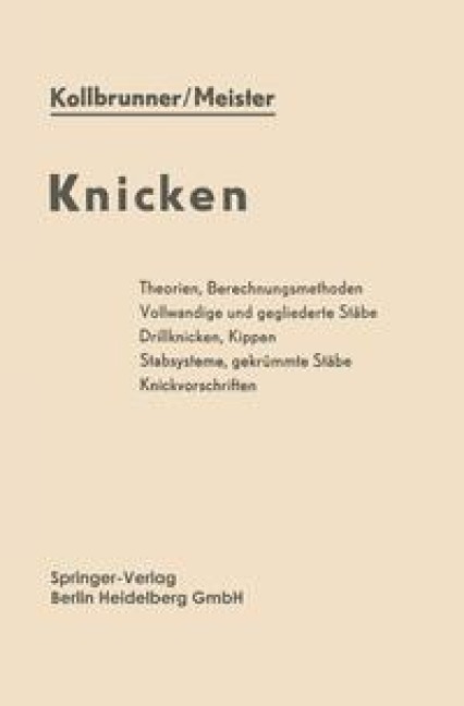 Knicken - Curt F. Kollbrunner, Martin Meister