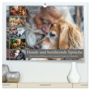 Cover-Bild zum Titel 'Hunde und berührende Sprüche (hochwertiger Premium Wandkalender 2026 DIN A2 quer), Kunstdruck in Hochglanz' von 'Dirk Meutzner'