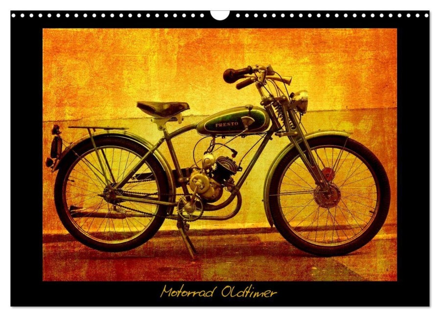 Motorrad Oldtimer (Wandkalender 2026 DIN A3 quer), CALVENDO Monatskalender - Gabi Siebenhühner