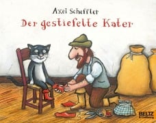 Cover-Bild zum Titel 'Der gestiefelte Kater' von 'Axel Scheffler'