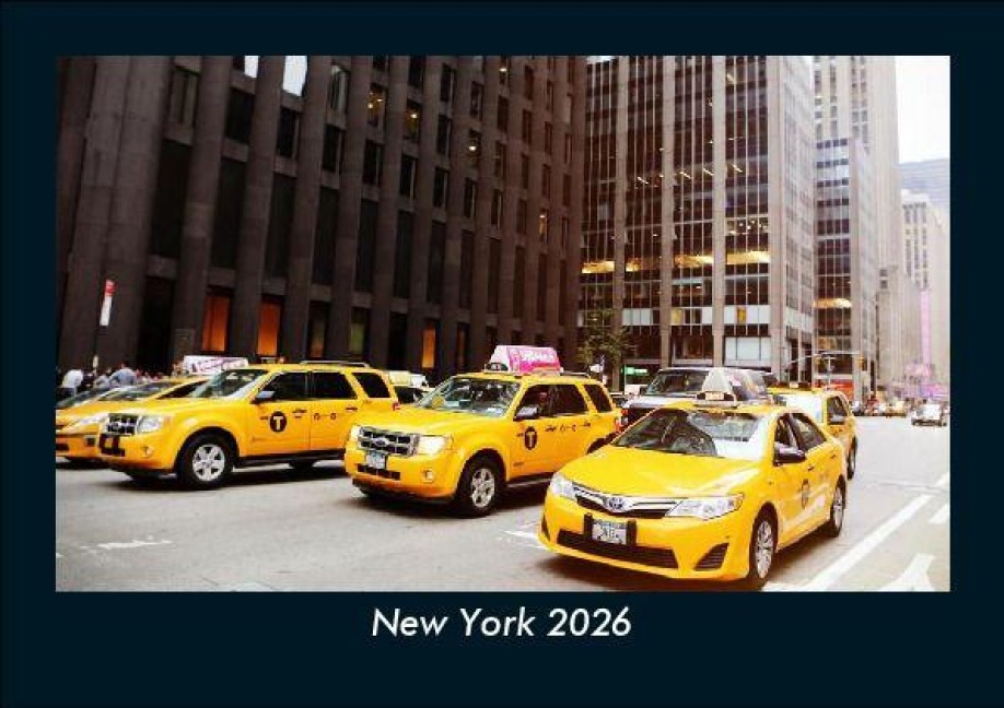 New York 2026 Fotokalender DIN A5 - Tobias Becker