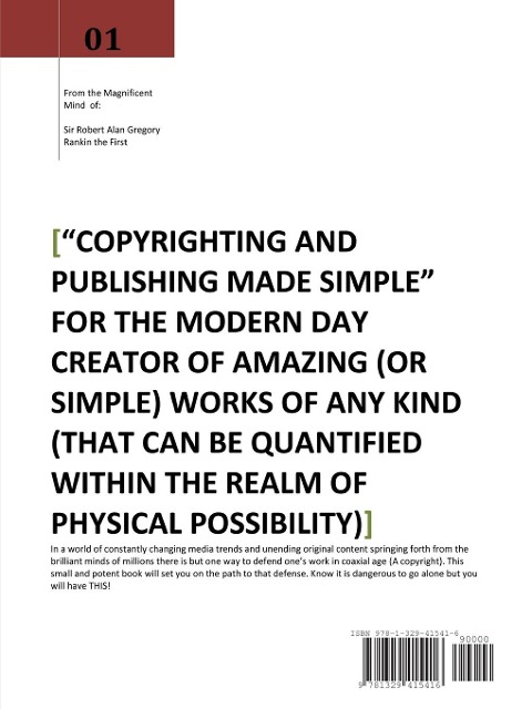 Copyrighting and Publishing Made Simple - Robert Rankin