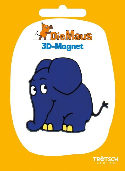 Trötsch Die Maus 3D-Magnet Elefant stehend