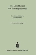 Cover-Bild zum Titel 'Die Unsachlichkeit der Existenzphilosophie' von 'Kurt Reidemeister'