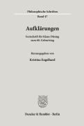 Cover-Bild zum Titel 'Aufklärungen.' von ''