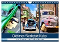 Oldtimer-Werkstatt Kuba - Auto-Reparatur in den Straßen Havannas (Wandkalender 2025 DIN A4 quer), CALVENDO Monatskalender - Henning von Löwis of Menar
