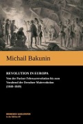 Cover-Bild zum Titel 'Revolution in Europa' von 'Michail Bakunin'