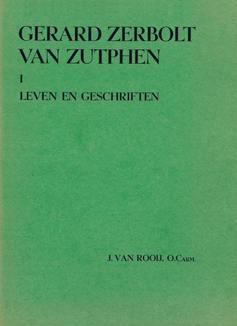 Gerard Zerbolt Van Zutphen - J van Rooij