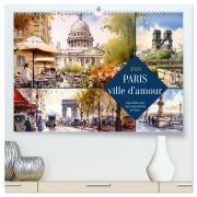Paris, ville d'amour (Calendrier mural 2026 DIN A2 vertical) calendrier de bureau - Sabine Löwer