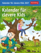 Cover-Bild zum Titel 'Kalender für clevere Kids Tagesabreißkalender 2027' von 'Ann Christin Artel, Thomas Huhnold'
