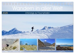 Cover-Bild zum Titel 'Wandern in aller Welt (Tischkalender 2026 DIN A5 quer), CALVENDO Monatskalender' von 'Annette Dupont'