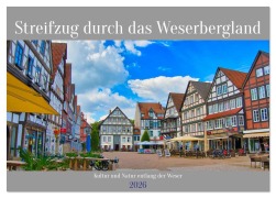 Cover-Bild zum Titel 'Streifzug durch das Weserbergland (Tischkalender 2026 DIN A5 quer), CALVENDO Monatskalender' von 'Tanja Voigt'