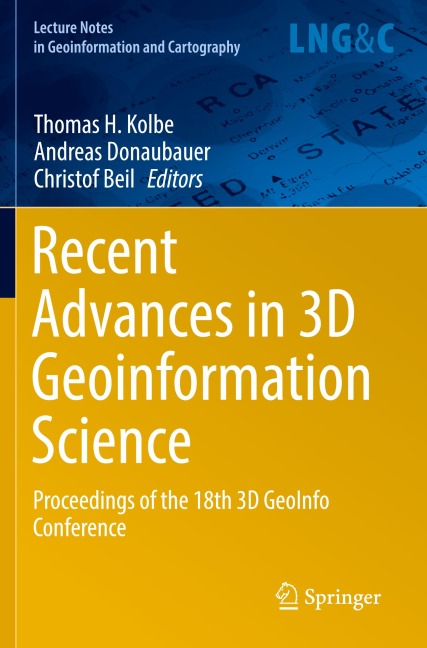 Recent Advances in 3D Geoinformation Science - 