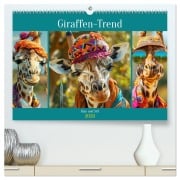 Cover-Bild zum Titel 'Giraffen-Trend. Hals und Stil (hochwertiger Premium Wandkalender 2026 DIN A2 quer), Kunstdruck in Hochglanz' von 'Rose Hurley'
